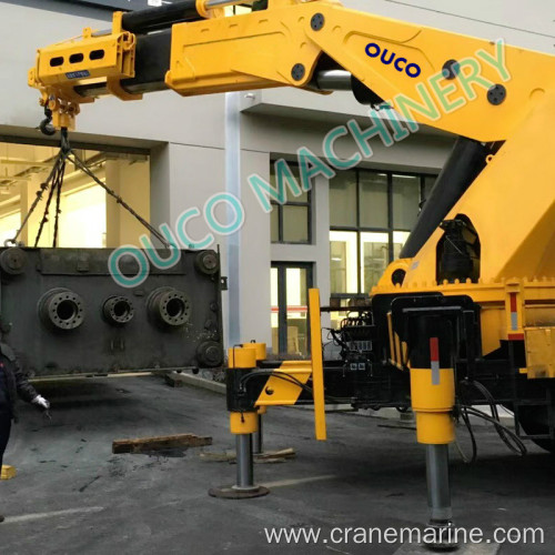 35T Truck Mounted Crane With Support Frame For Truck